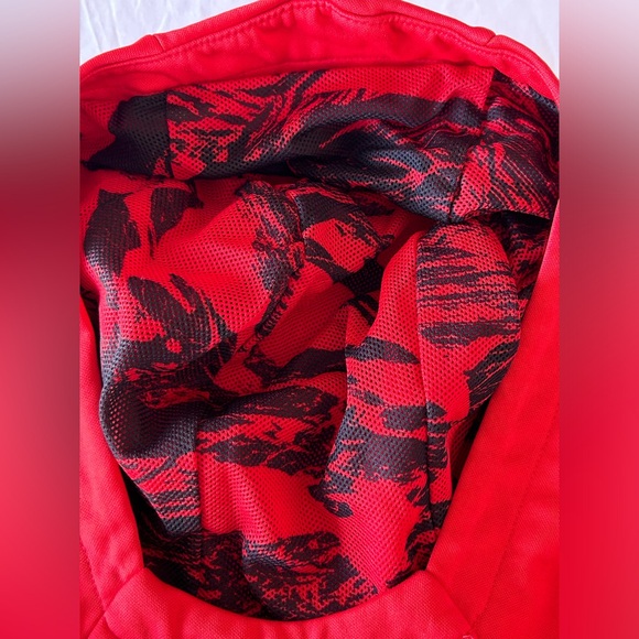 NIKE Boy Dri Fit Hooded Sweatshirt Size Large  Red - Picture 7 of 9